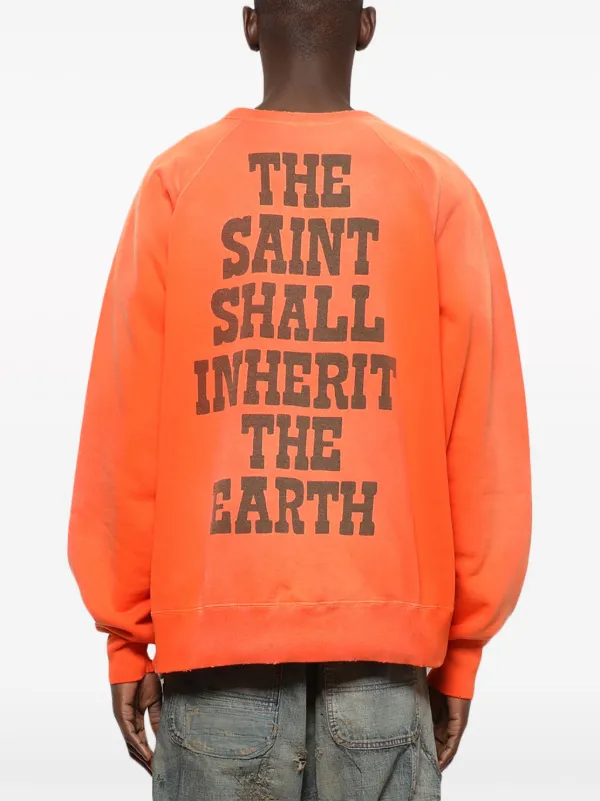 SAINTMXXXXXX CREW NECK SWEATSHIRT ORANGE SAINTMXXXXXX CREW NECK SWEATSHIRT ORANGE