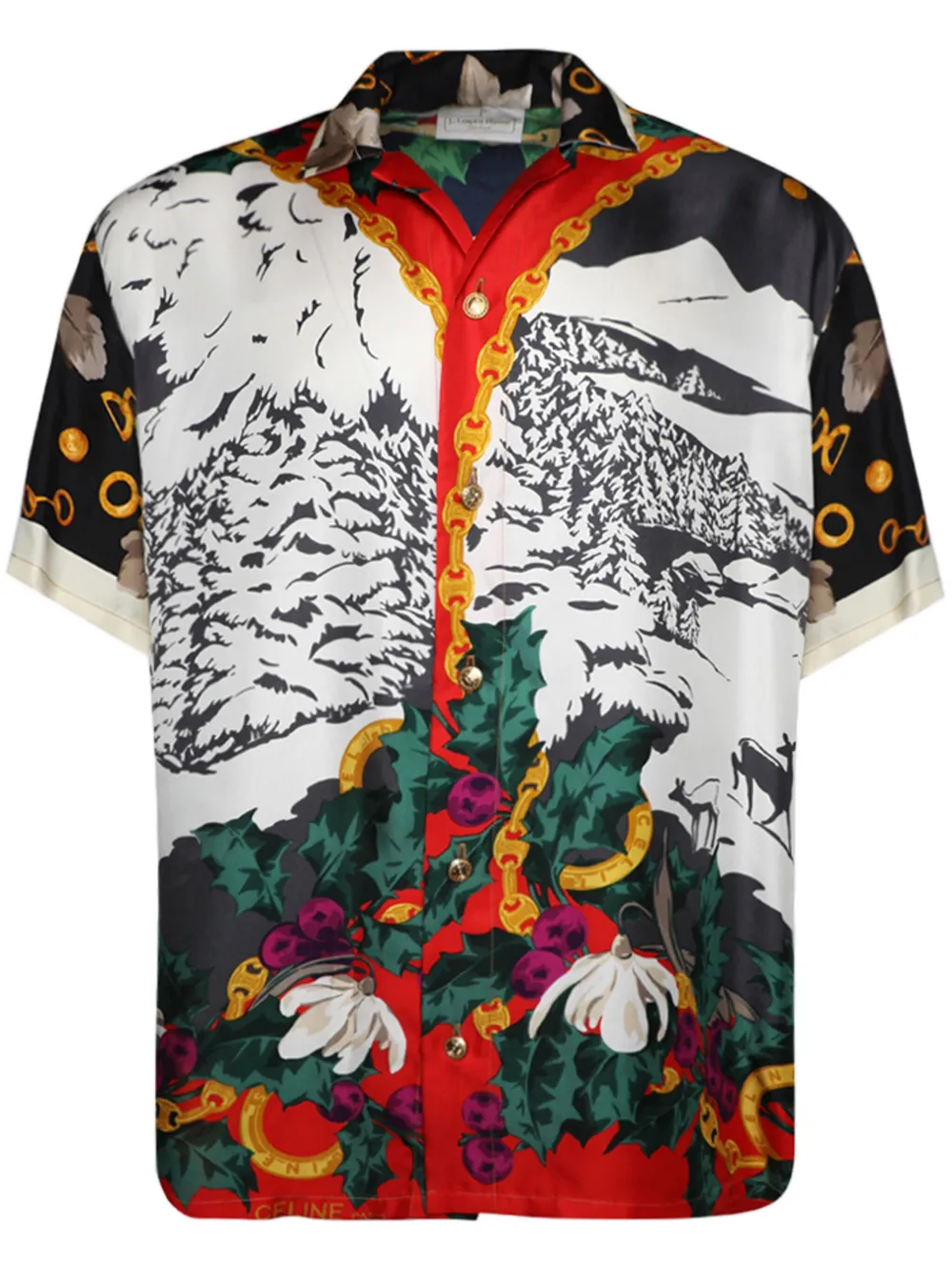 J. Logan Home The Maison Seraphin silk shirt | White | Image 1