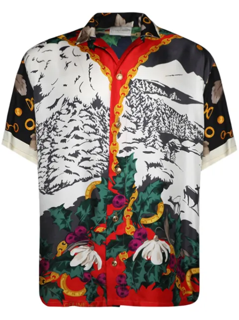 J. Logan Home قميص حرير 'ذا ميزون سيرافين'