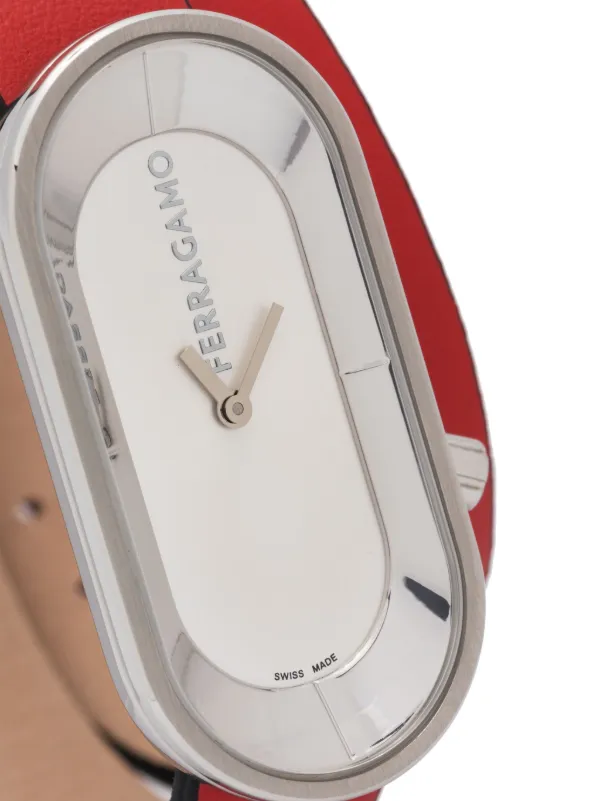 Ferragamo Curve 23mm | Silver | FARFETCH