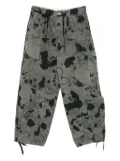Perks And Mini geo-mapping trousers - Green