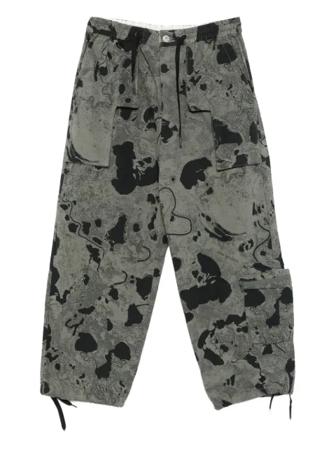 Perks And Mini geo-mapping trousers