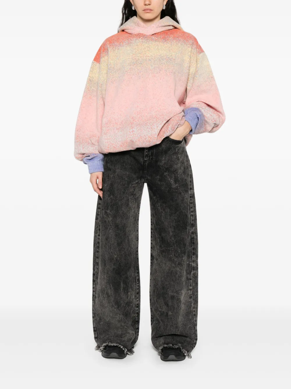 Bonsai Gradient-effect Hoodie In Multi