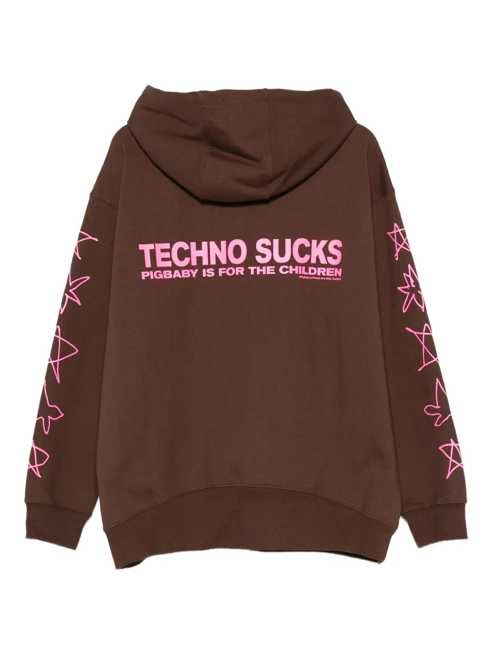 Perks And Mini x Pig Baby graphic-print hoodie | Hoodies | Image 2
