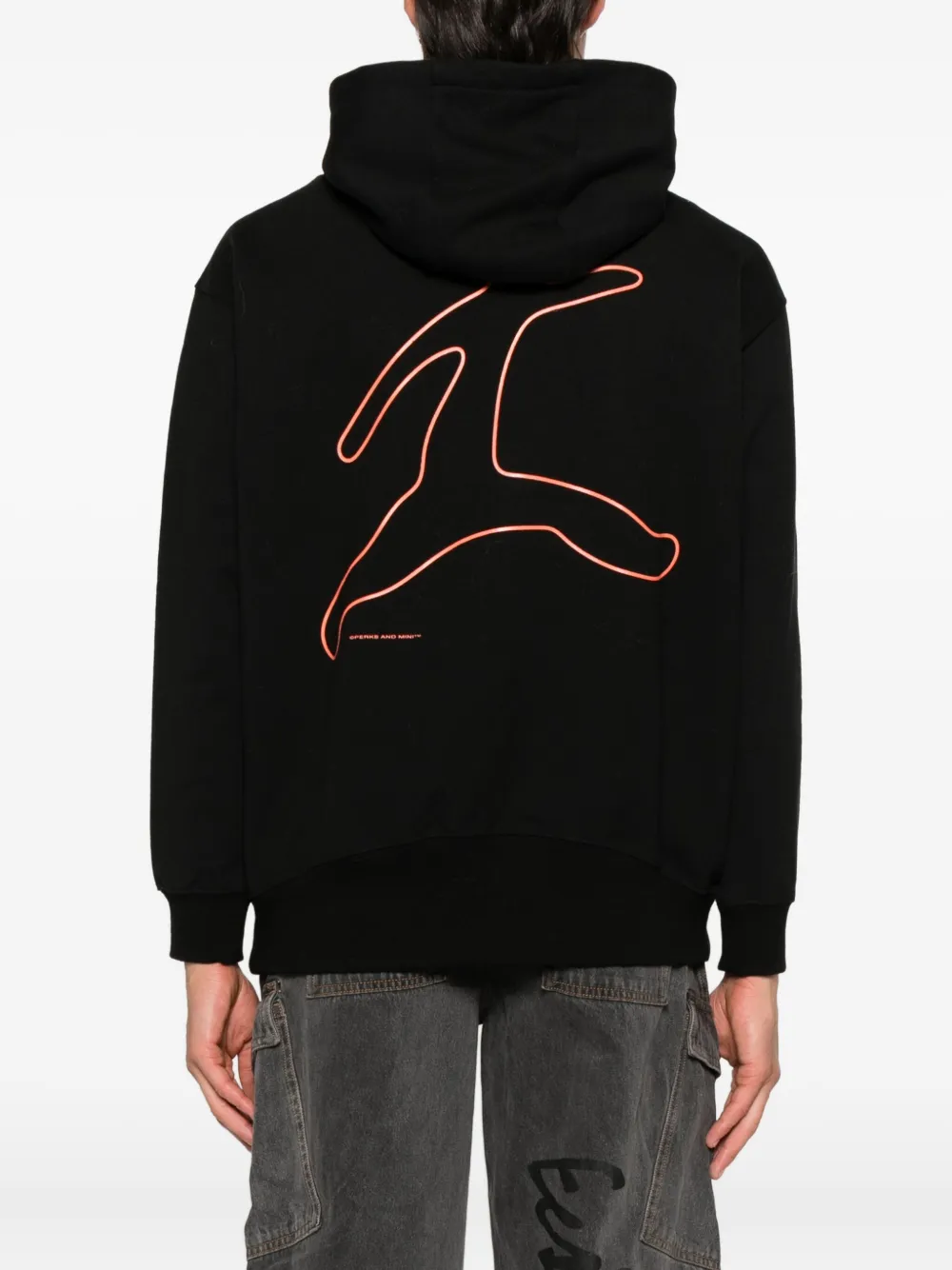 Perks And Mini XTC hoodie met print Zwart