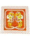 Hermès Pre-Owned 1990-2000s Brides De Gala Love silk scarf - Orange