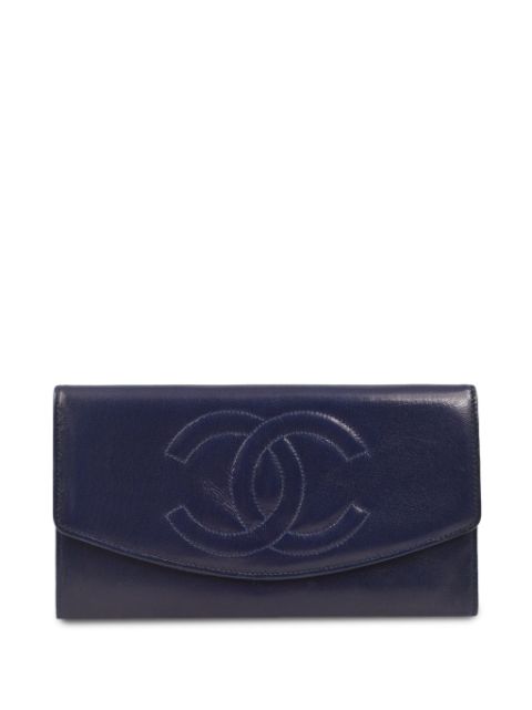 CHANEL 1992 CC leather wallet Women