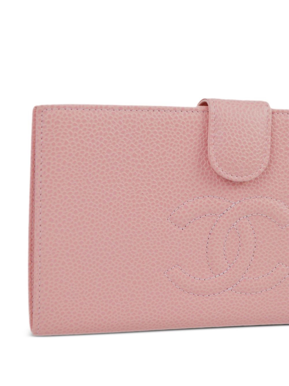 Cheap HOT SALE CHANEL 2005 CC Long bi-fold leather wallet Women