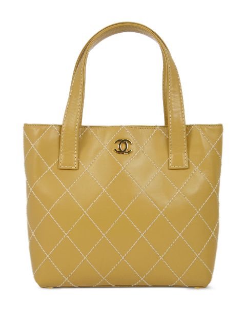 Cheap HOT SALE CHANEL 2002 Wild Stitch tote bag Women