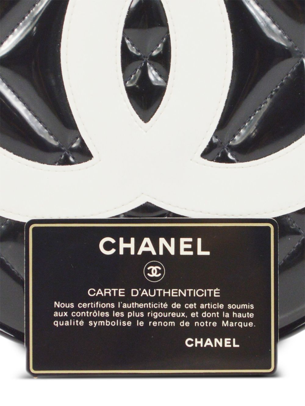 CHANEL 1994 CC round vanity handbag Women