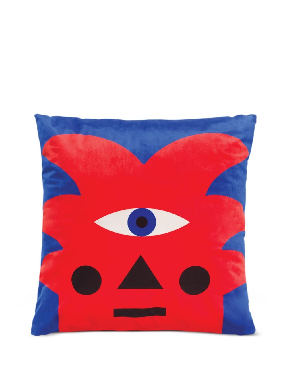 Shop Qeeboo Oggian Red Palm Cushion (45cm X 45cm) In 红色