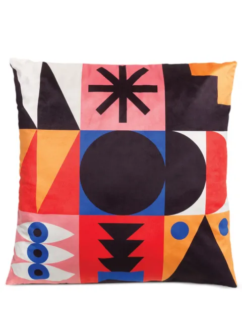 Qeeboo Oggian Red Palm cushion (45cm x 45cm)