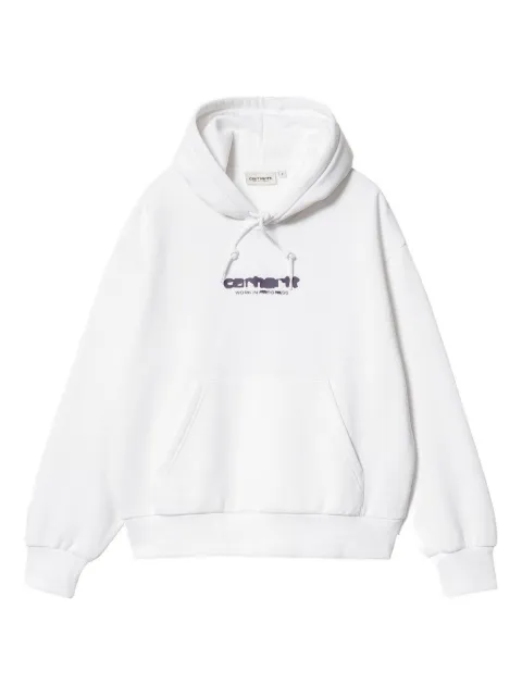Carhartt WIP Ink Bleed logo-print hoodie