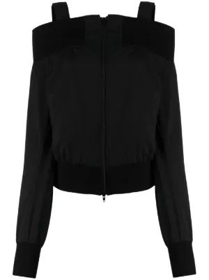 Hyein Seo クロップド パデッドジャケット | ブラック | FARFETCH JP