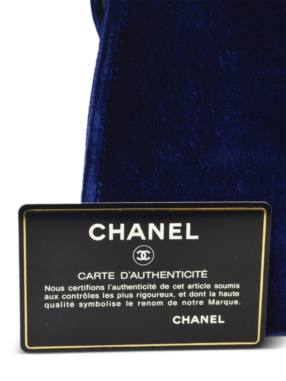 CHANEL 1998 Double Sided velvet handbag Women