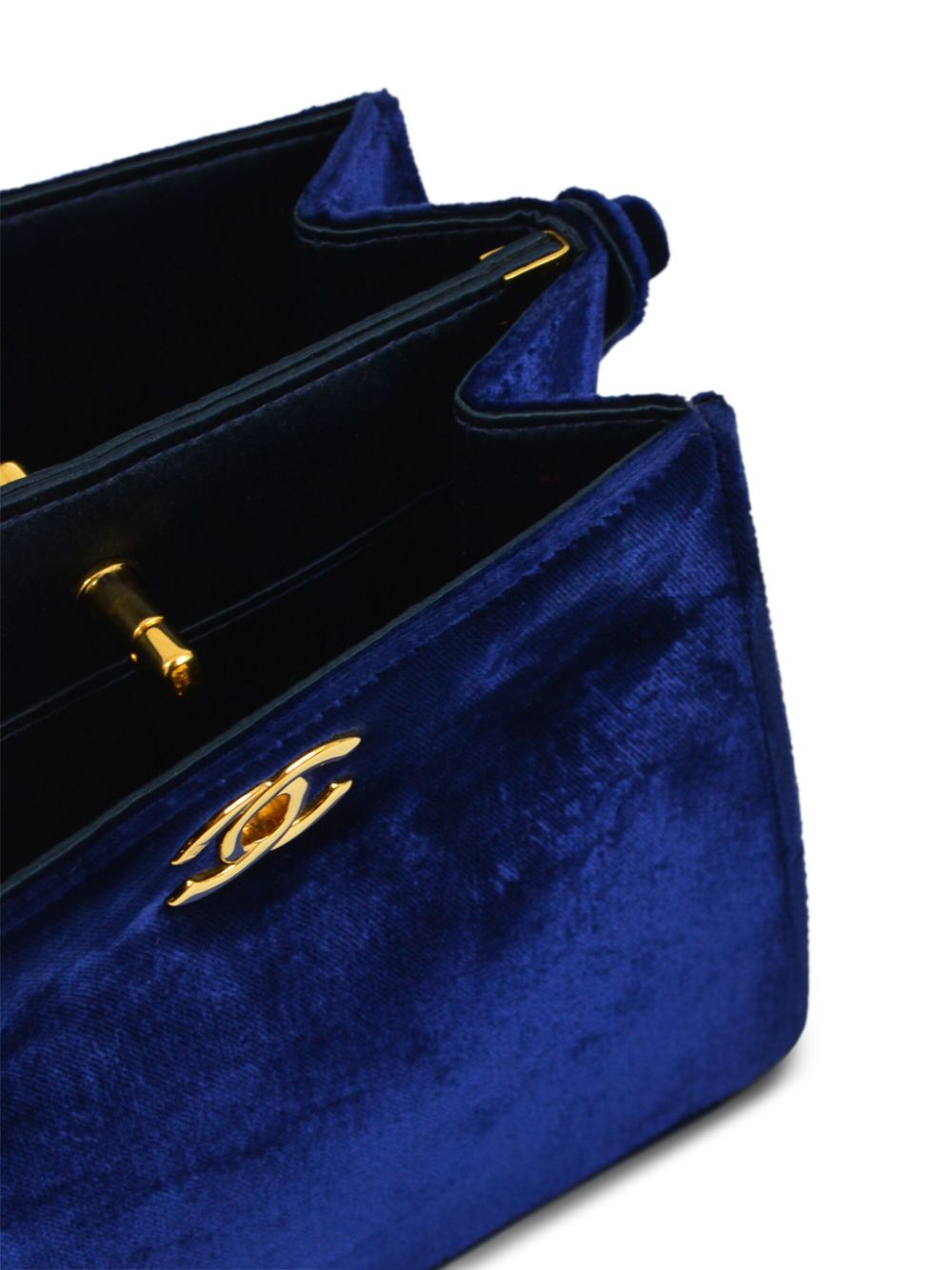 CHANEL 1998 Double Sided velvet handbag Women