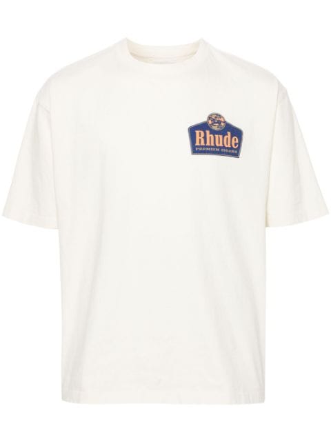 RHUDE logo-print cotton T-shirt
