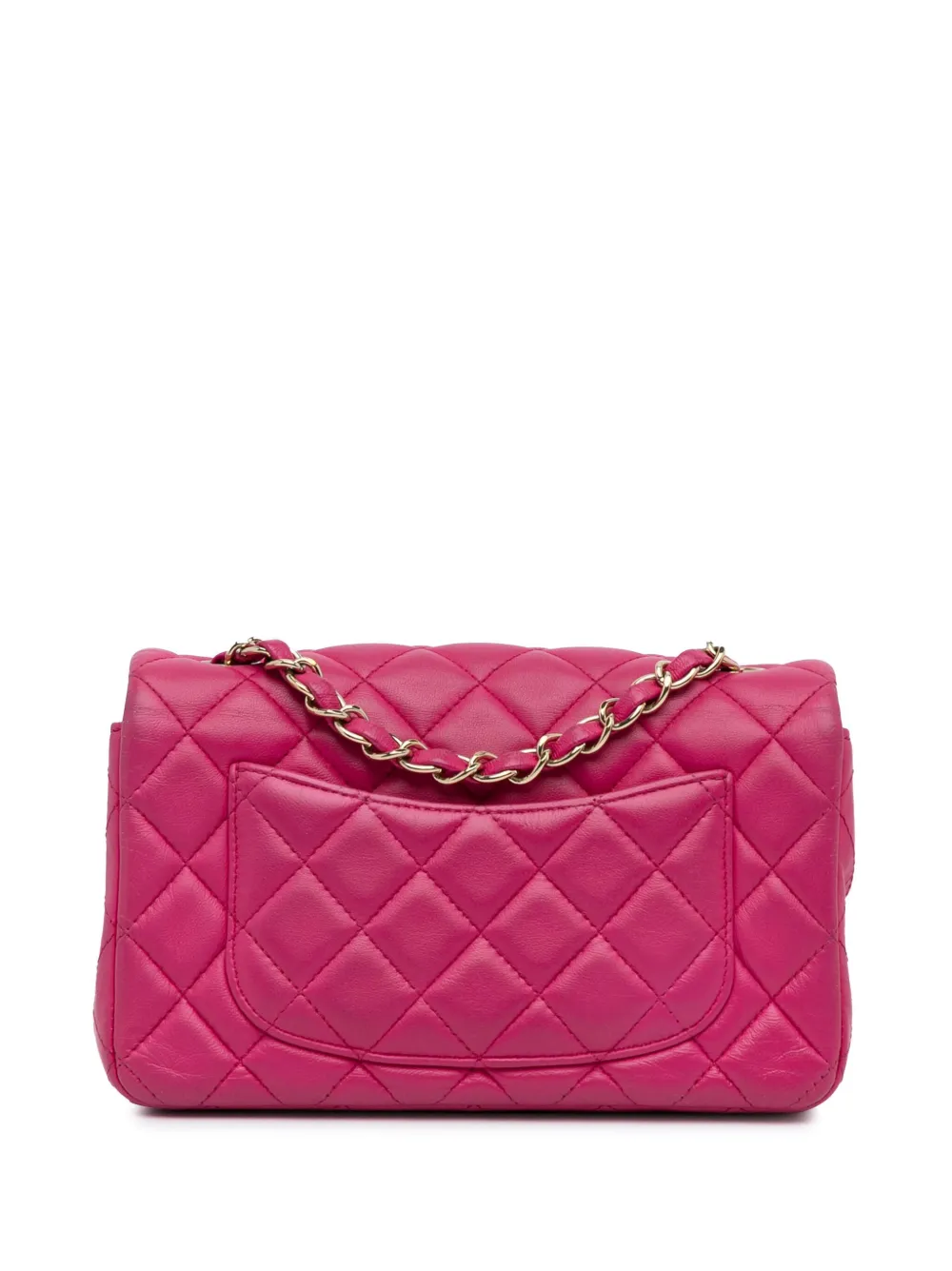 CHANEL Pre-Owned 2015-2016 mini Classic Flap shoulder bag - Roze