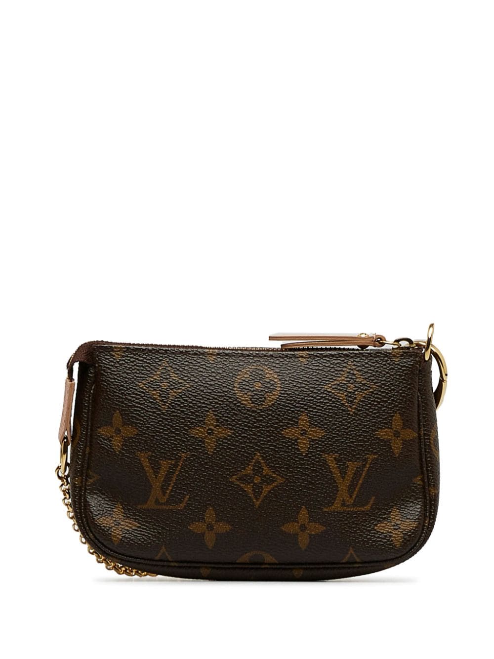 Louis Vuitton 2010 pre-owned mini Pochette Accessoires Affiche clutch bag - Bruin