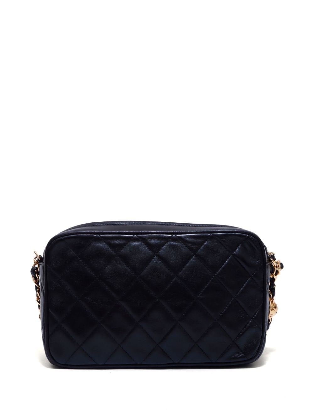 CHANEL Pre-Owned 1994-1996 schoudertas met rits - Zwart