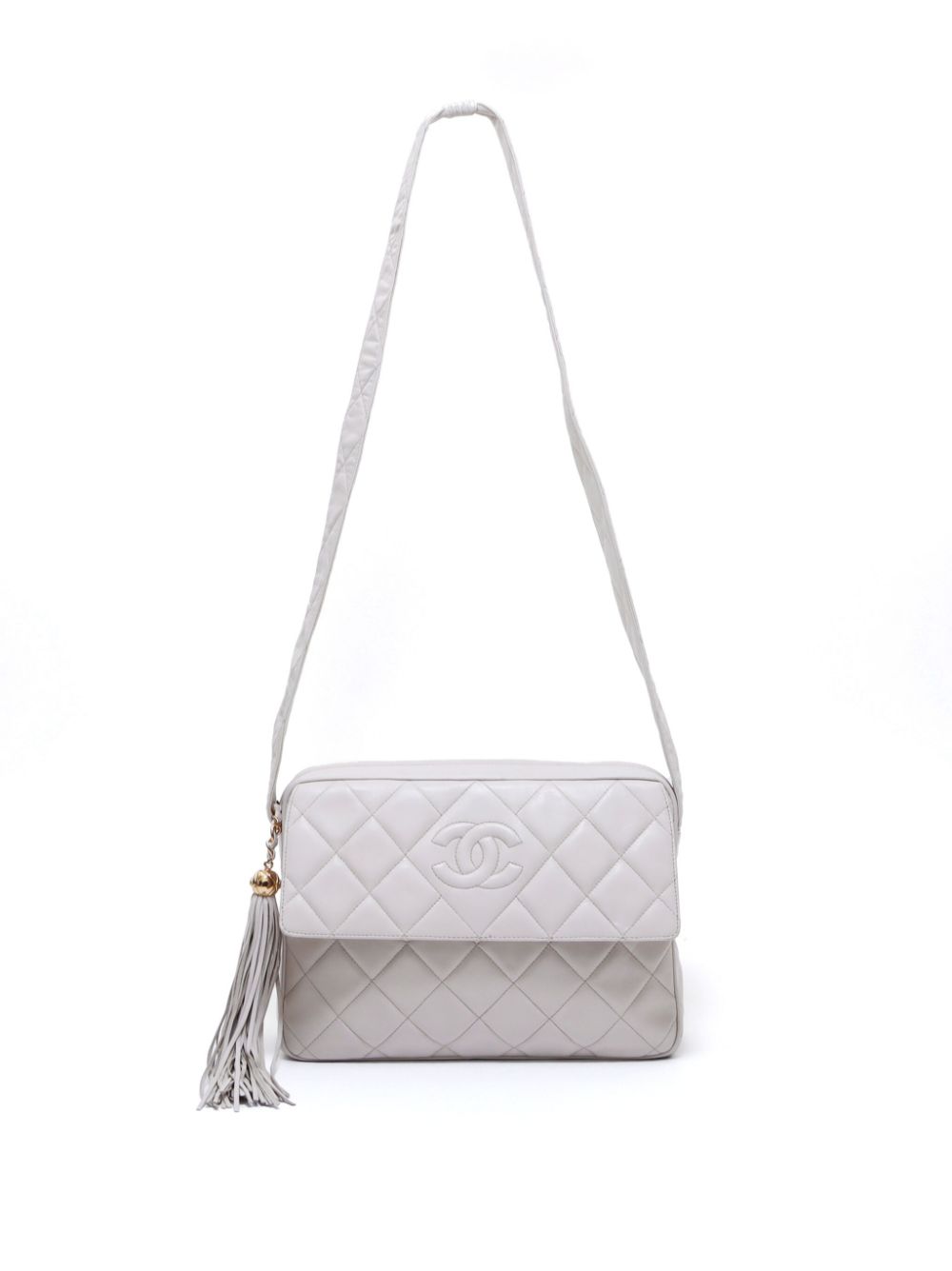 CHANEL 1994-1996 CC diamond-quilted shoulder bag Women