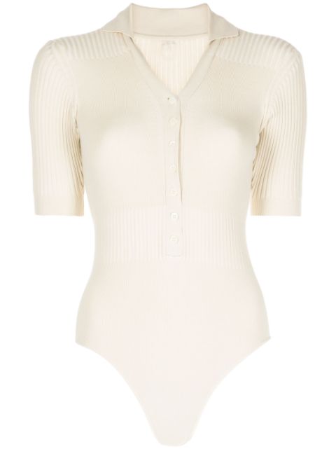 Jacquemus Le Body Yauco polo bodysuit