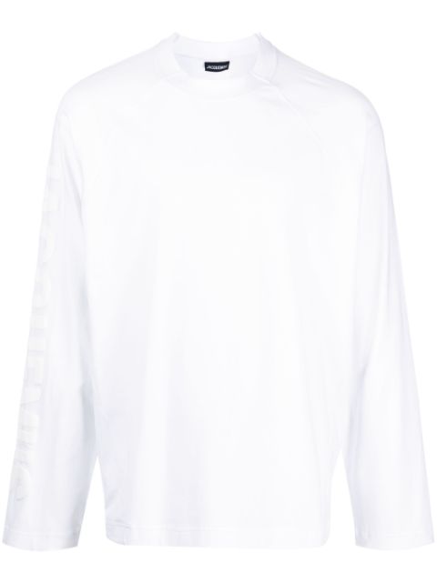 Jacquemus Le T-shirt Typo long-sleeve top Men