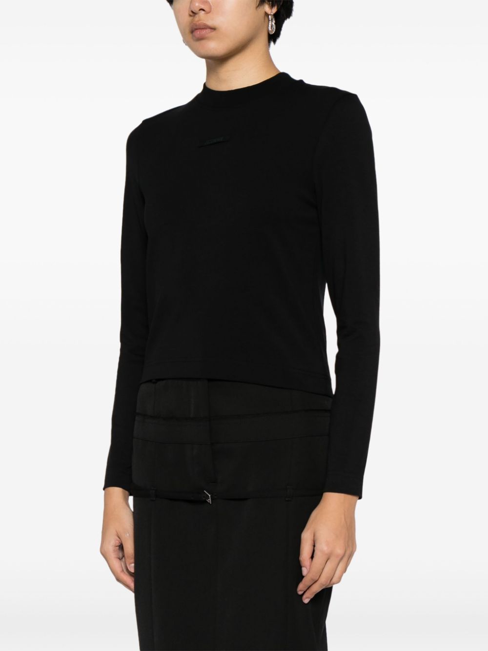 Jacquemus Le T-shirt Gros Grain top Women