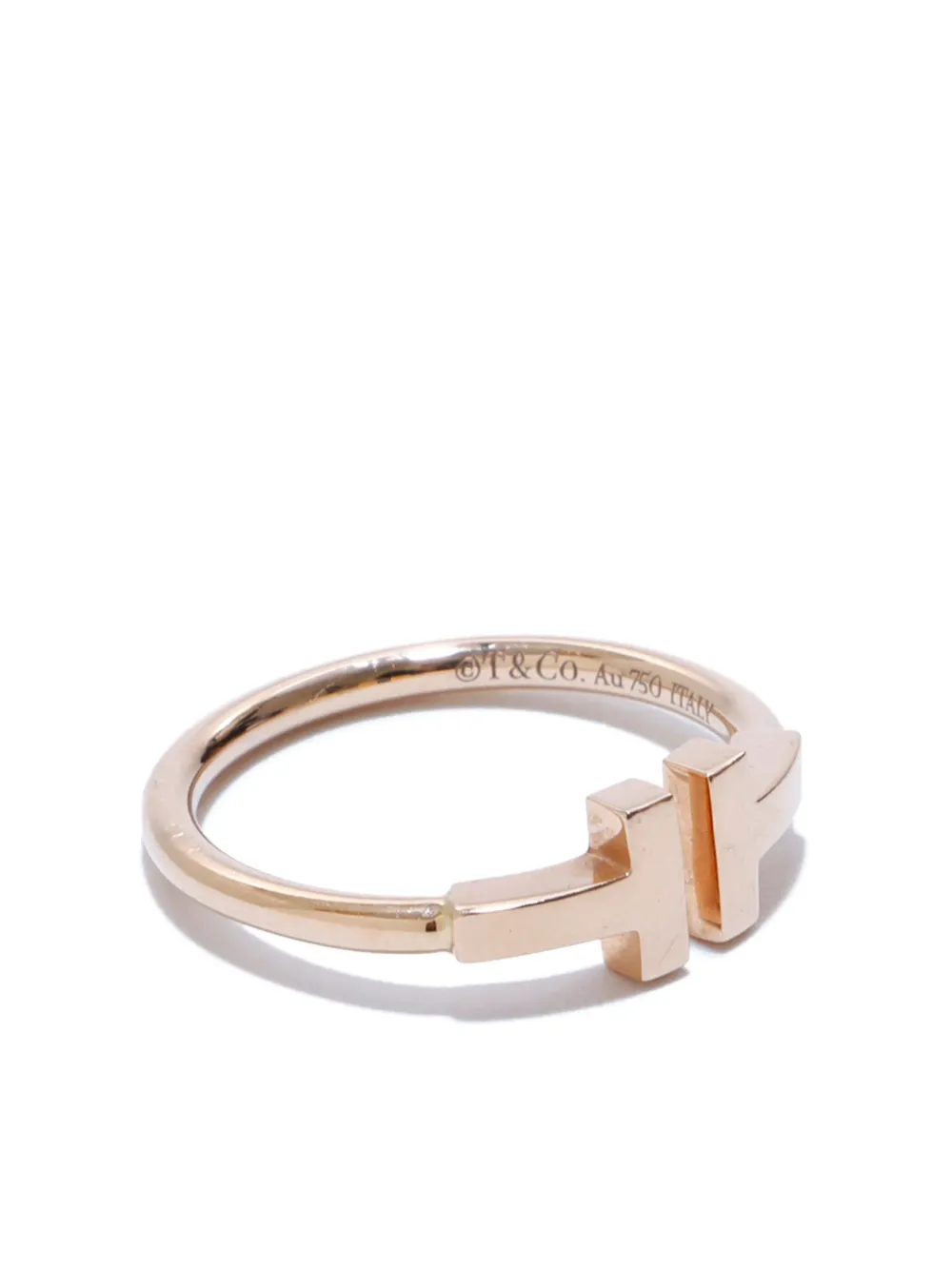 Tiffany & Co. PreOwned 18kt Yellow Gold T Wire Ring Farfetch