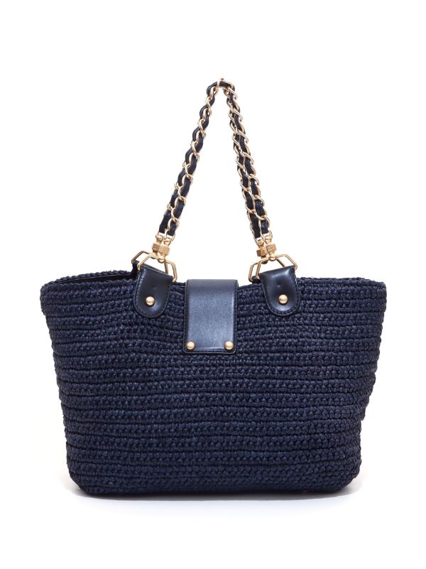 Chanel best sale straw bag