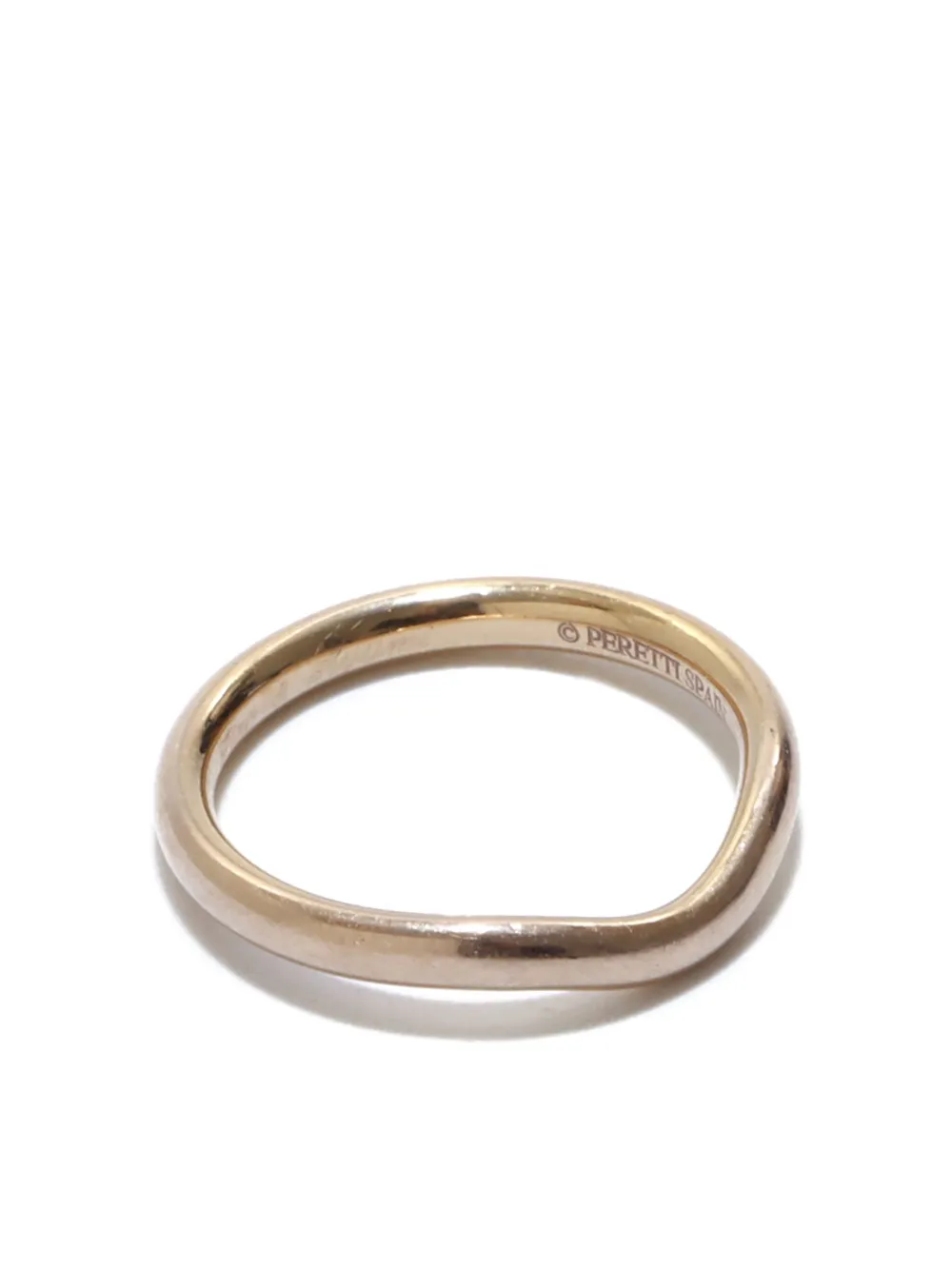 Tiffany & Co. PreOwned 18kt Yellow Gold Asymmetric Band Ring Farfetch