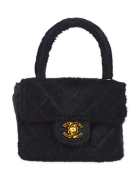 HOT SALE CHANEL 1992 mini square handbag Women