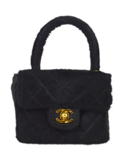 Mini sac à main carré (1992) - CHANEL Pre-Owned - Modalova