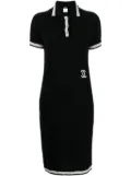 CHANEL Pre-Owned 2004 CC-logo cashmere polo dress - Black