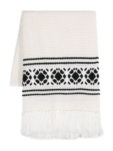 Max Mara Peplo fringed scarf Women