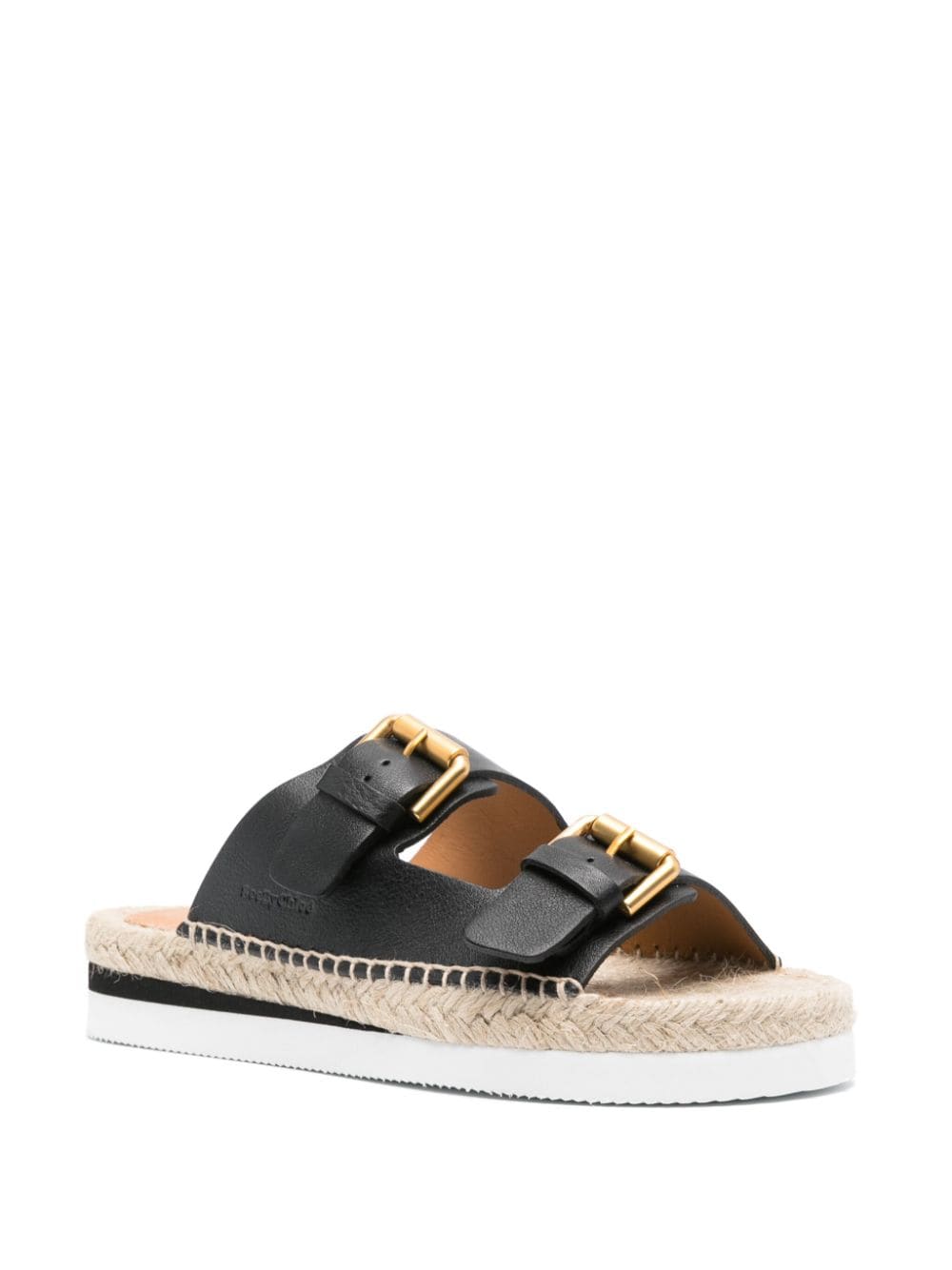 Image 2 of See by Chloé double strap leather sandals