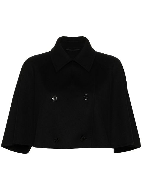 Max Mara Volume double-breasted cropped jacket Women