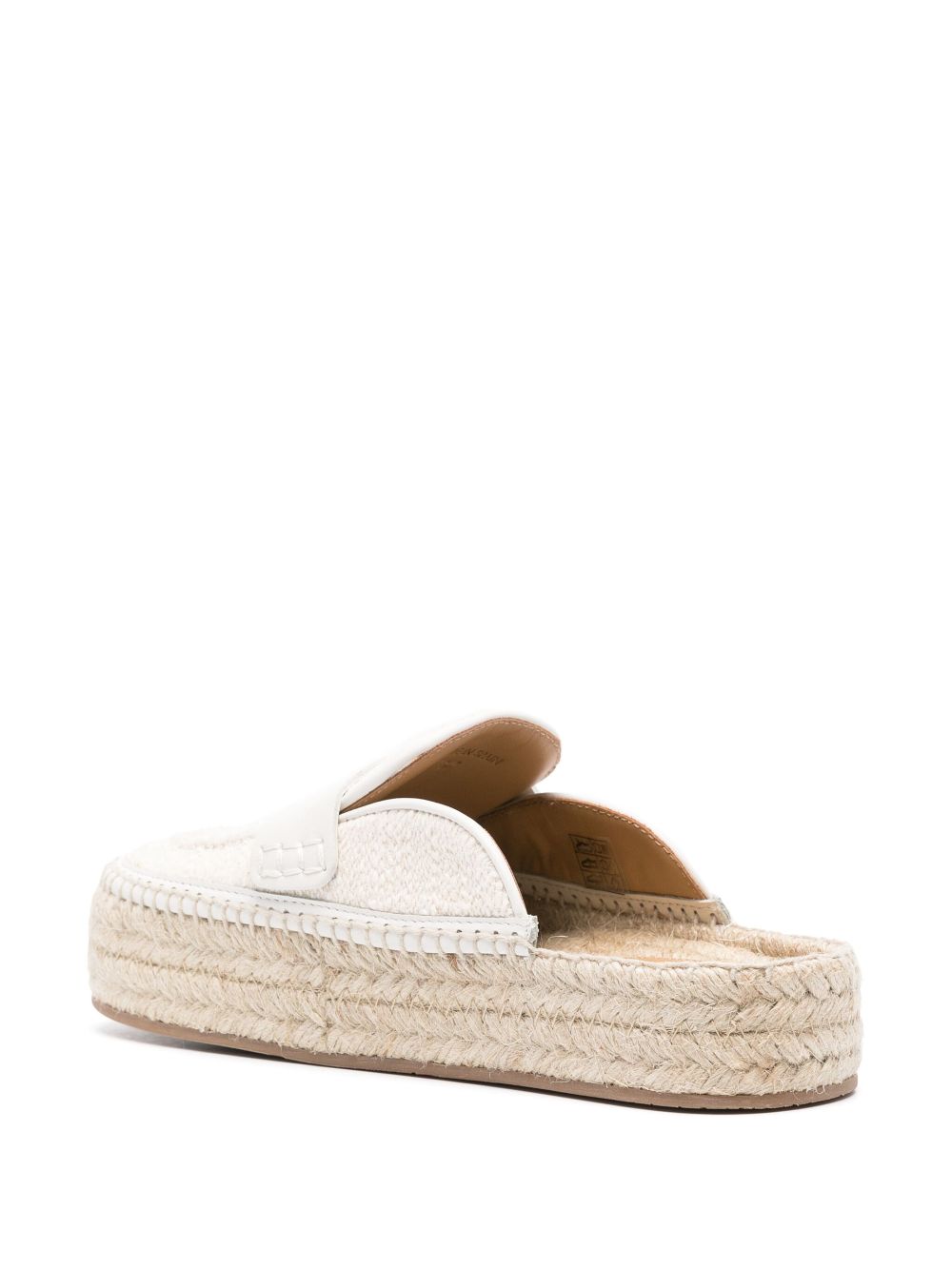 Shop Jw Anderson Bouclé-detail Mules In Neutrals