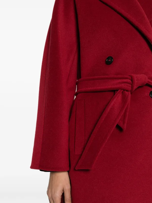 Max Mara Addurre double-breasted Coat | Red | FARFETCH