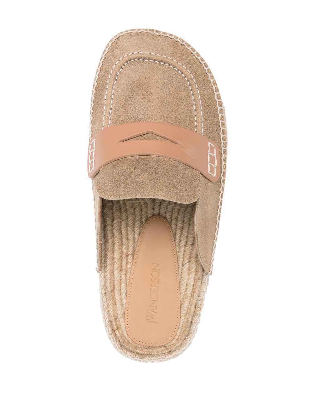 Find best products JW Anderson slip-on leather espadrilles Men