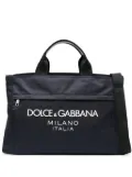 Dolce & Gabbana logo-lettering holdall - Blue