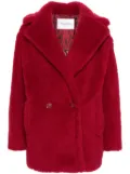 Max Mara Frais faux-shearling coat - Red