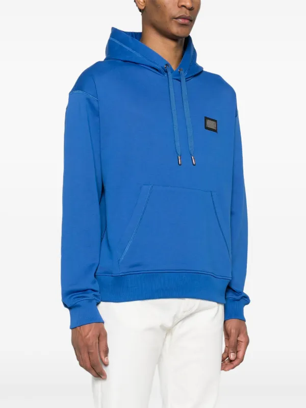 パーカー・フーディ Dolce & Gabbana Cotton Sweatshirt With Subtle Logo Plaque Dolce & Gabbana - Cotton hoodie black - The Corner