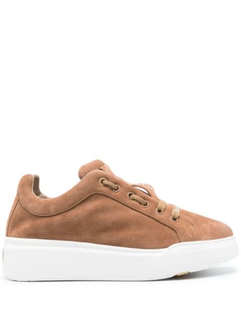 Max Mara chunky-sole suede sneakers