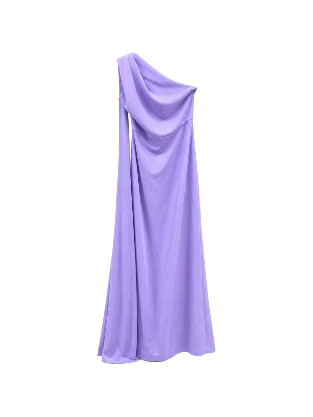 Solace London Demi one-shoulder draped maxi dress