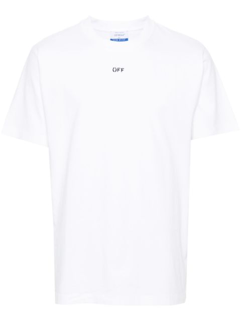 Off-White playera con logo estampado