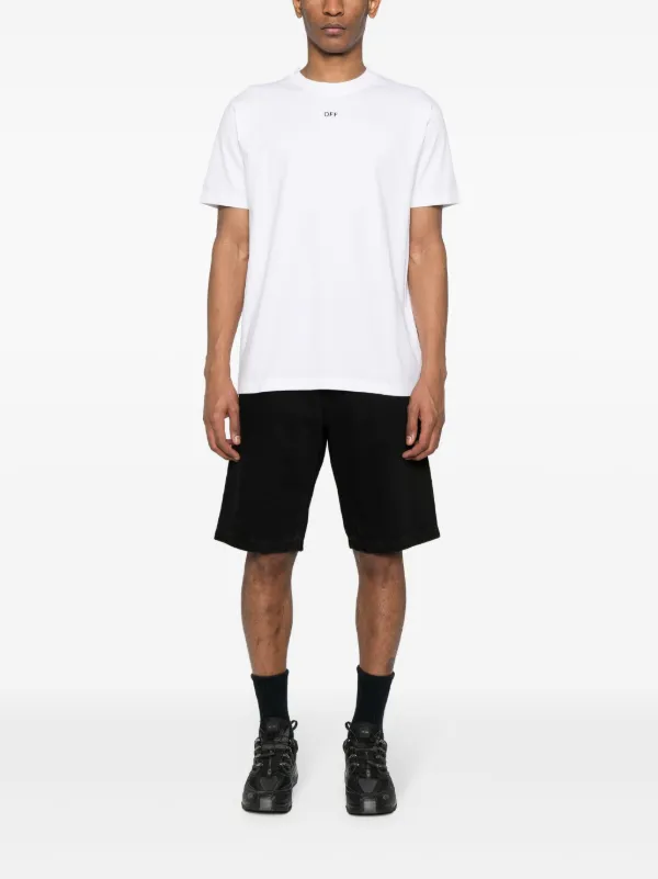 Off-White logo-print Cotton T-shirt | White | FARFETCH