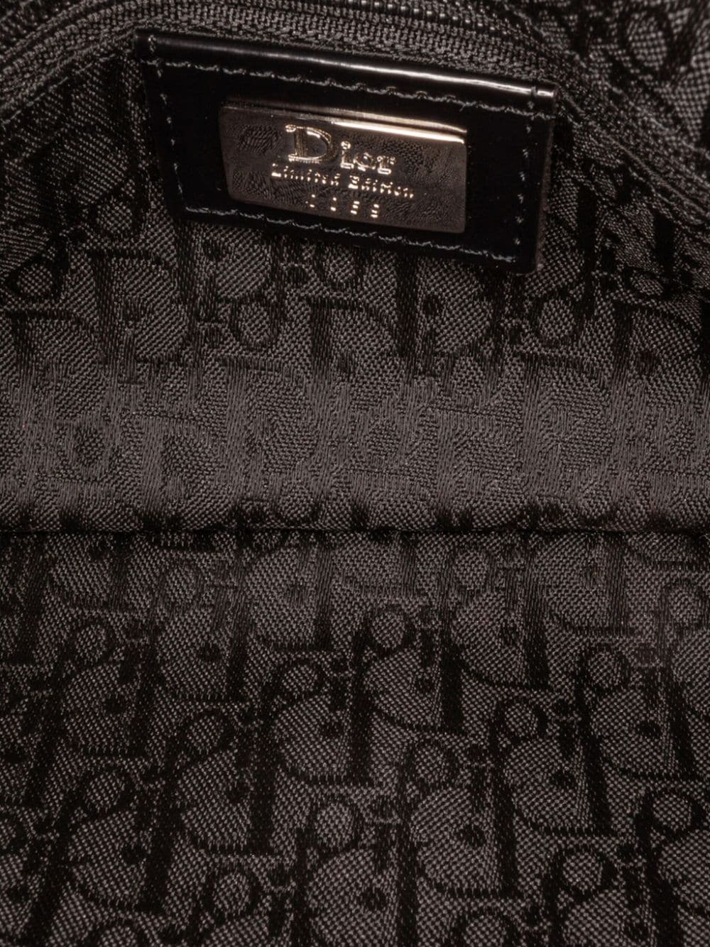 Pre-owned Dior 2003  Sequin-embellished Crossbody Bag In Black