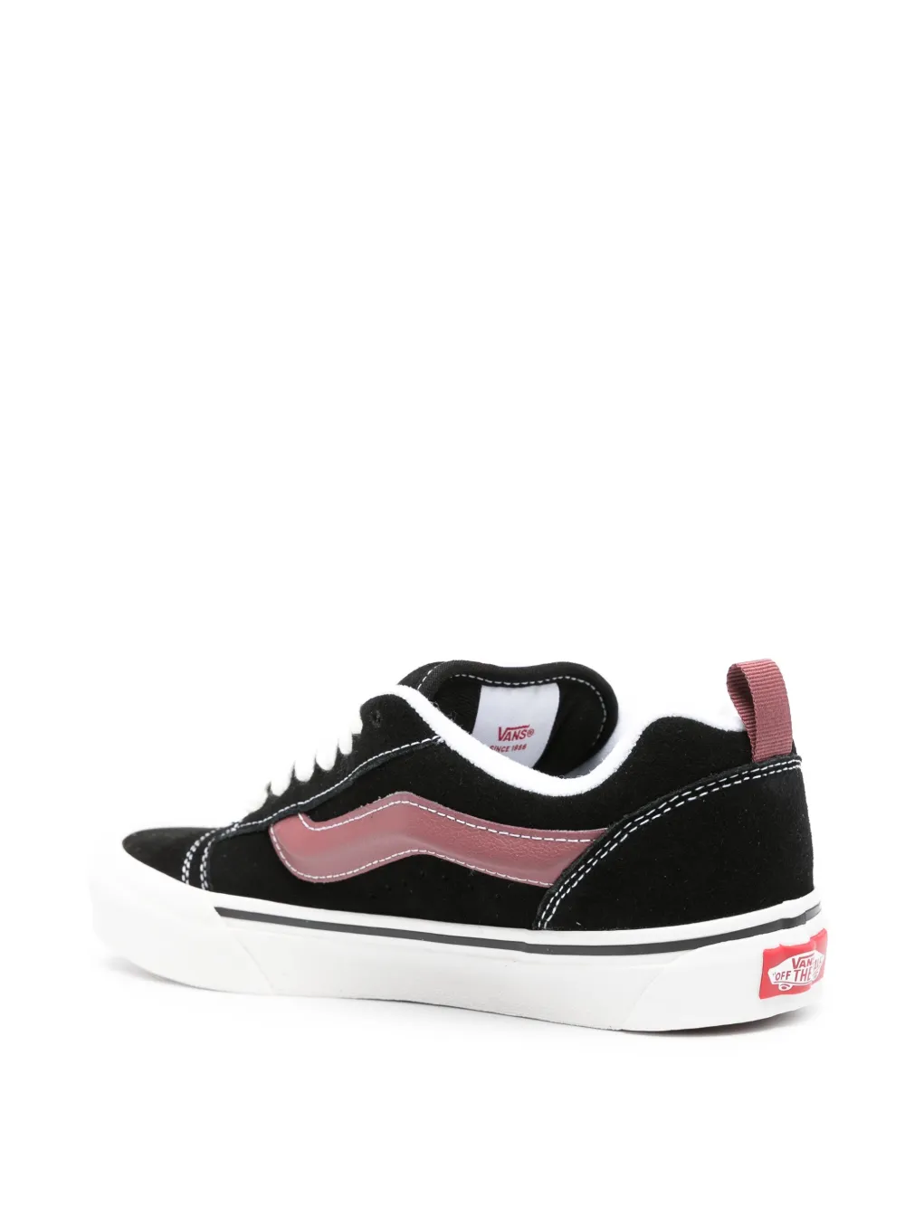 Black vans with outlet pink stripe