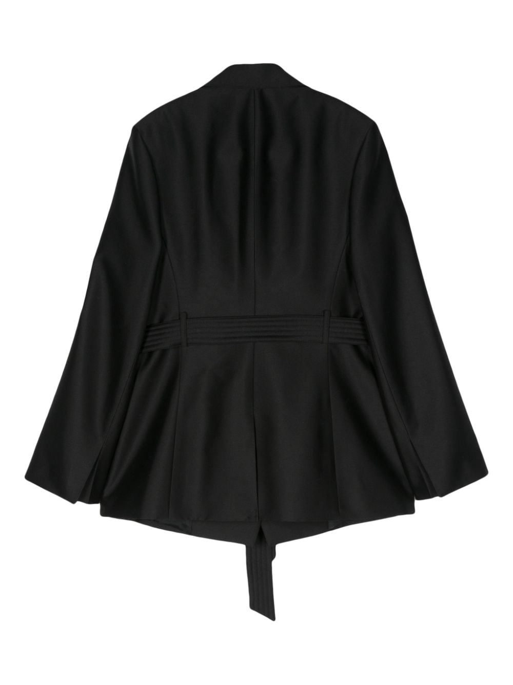 Shop Christian Wijnants Jengo Wrap Blazer In Black